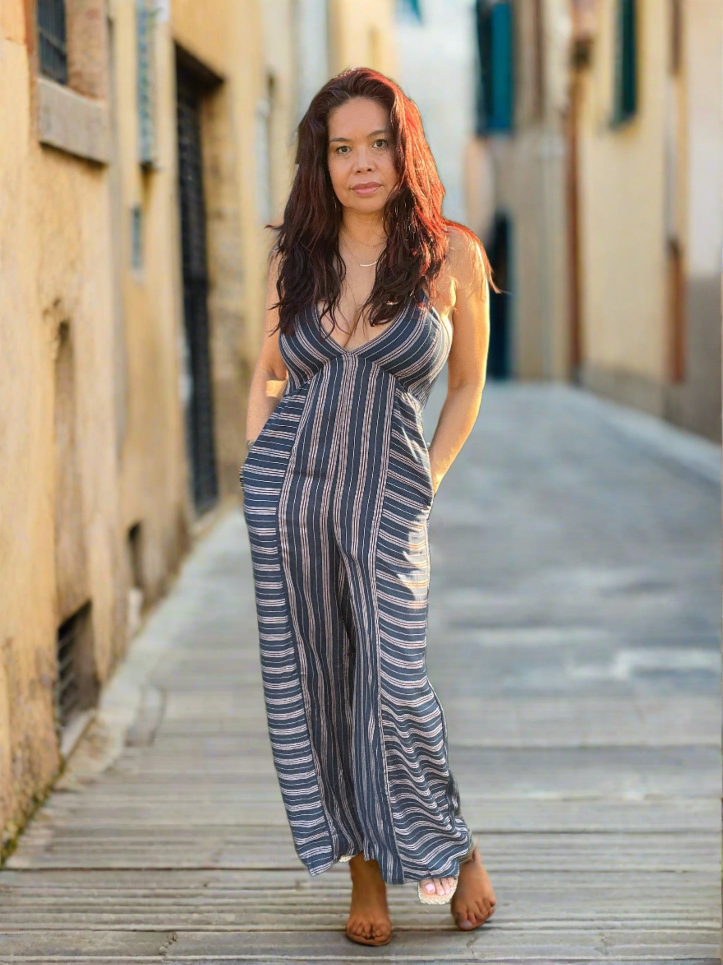 Halter Wide Leg Jumpsuit