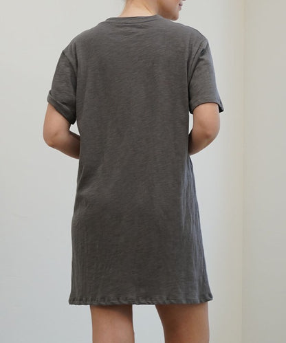 COTTON SLUB Tee DRESS