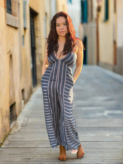 Halter Wide Leg Jumpsuit